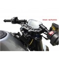 WOODCRAFT KTM 790 / 890 Duke R Clipon Riser Adapter Plate Kit W/ Bars WOODCRAFT KTM 790 / 890 Duke R Clipon Riser Adapter Plate Kit W/ Bars